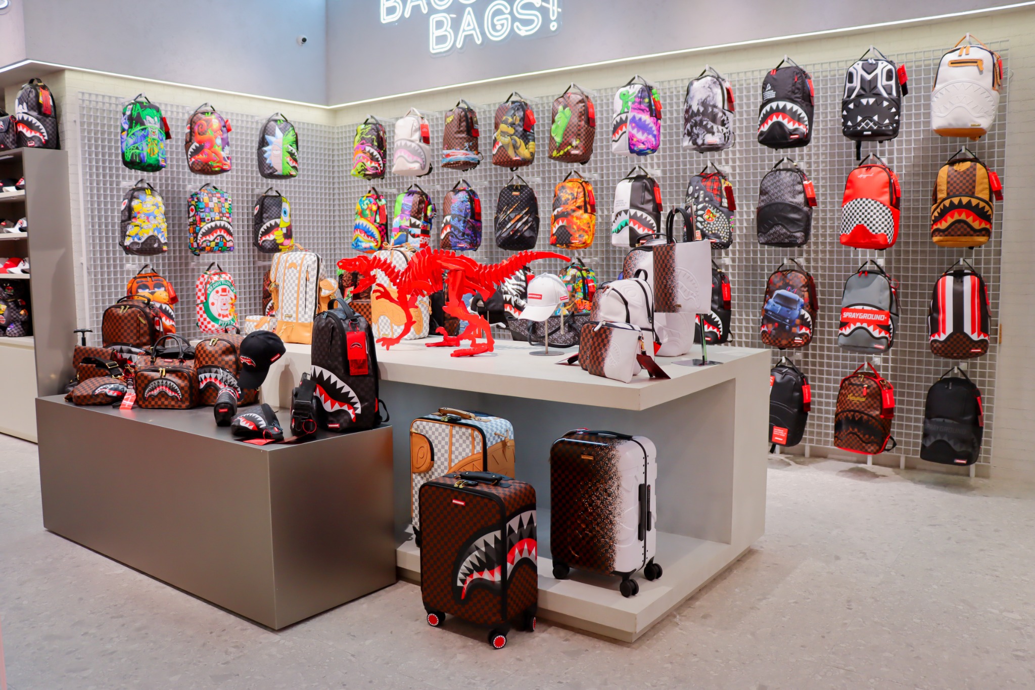 Sprayground retail display